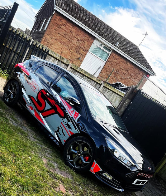Ford Focus ST Graphic Kit Decal Stickers - rewrapsandgraphics