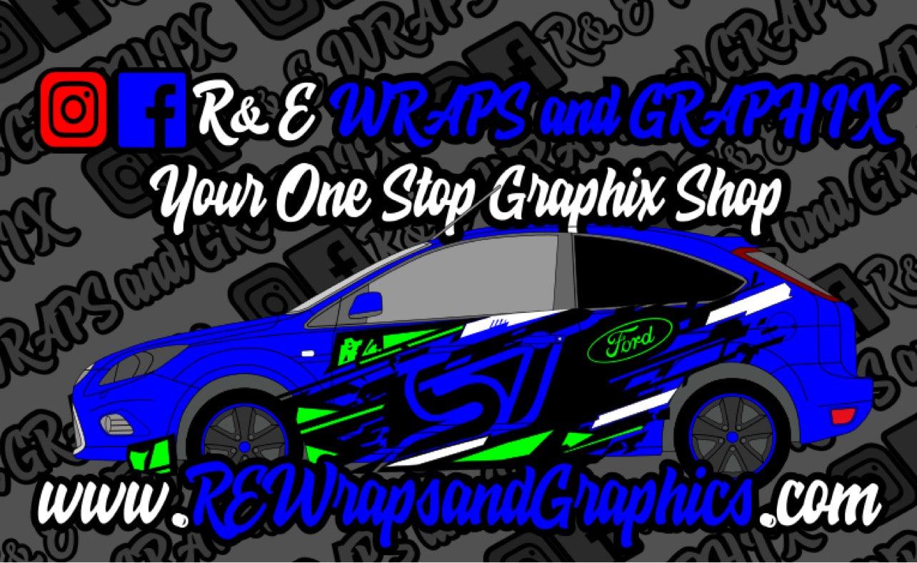 Ford Focus ST Graphic Kit Decal Stickers - rewrapsandgraphics