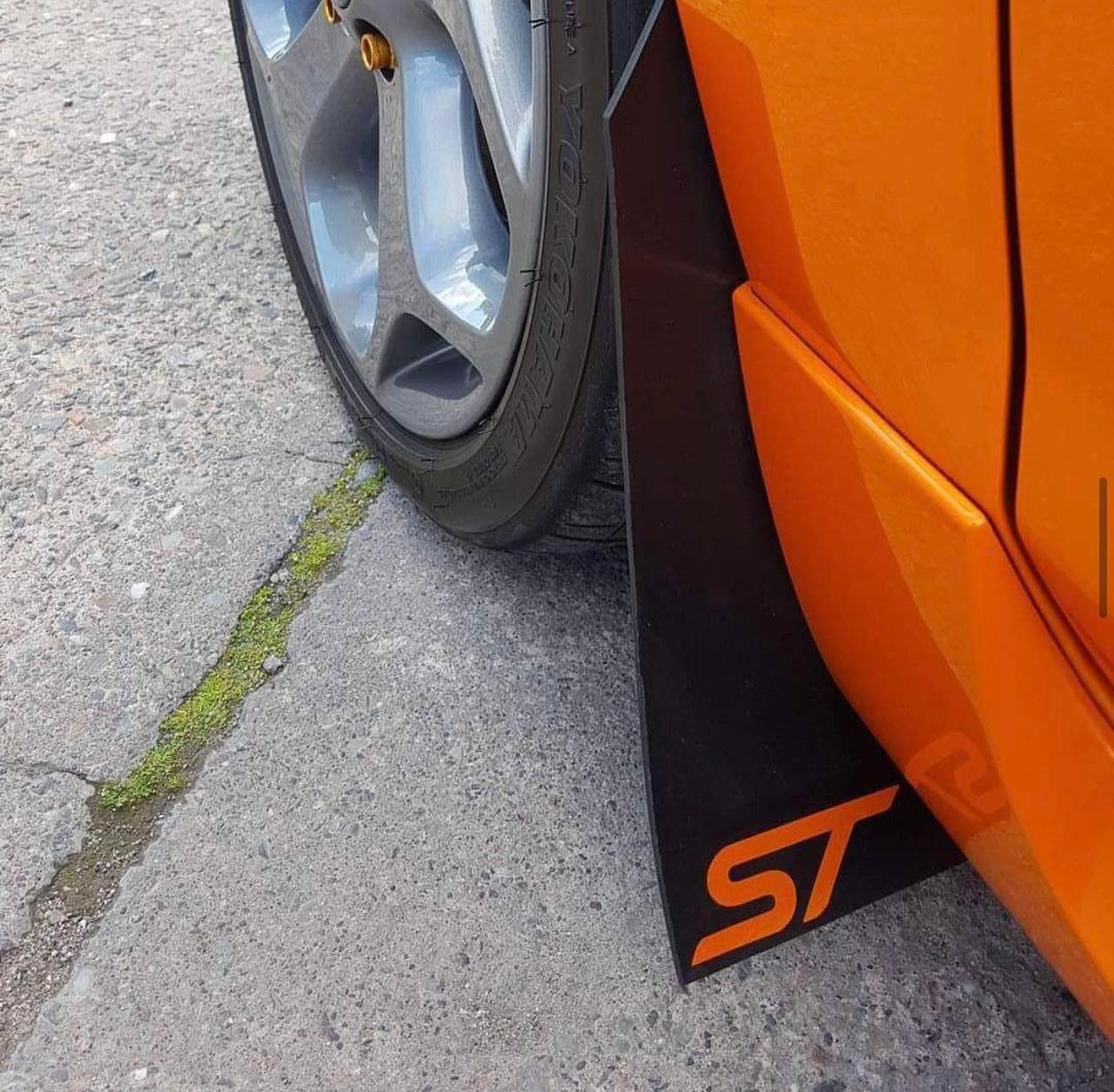 Ford Focus ST Mud Flap Stickers - rewrapsandgraphics
