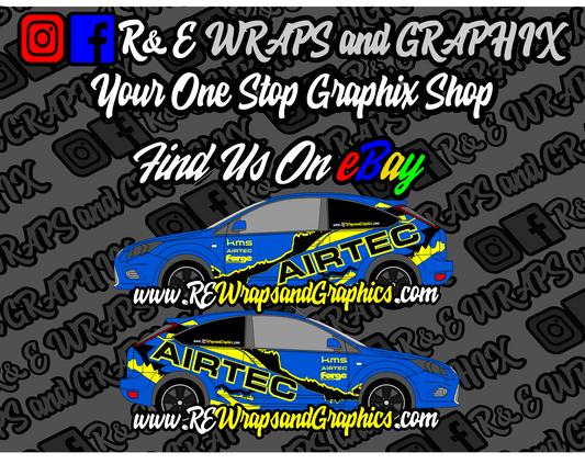 ford-focus-strs-airtec-auto-mods-graphic-sticker-kit-rewrapsandgraphics - R&E Wraps and Graphics LTD - Ford Focus ST/RS Airtec Auto Mods Graphic Kit - airtec, airtec graphic kit, AIRTEC motorsport, auto mods, ford, Ford Graphic Kits, graphic kits