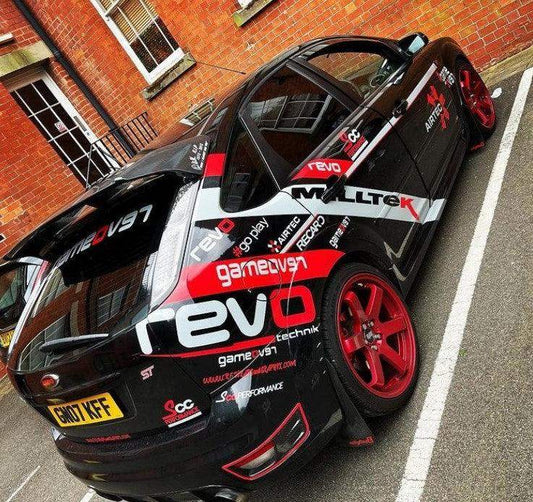 ford-focus-strs-revo-scc-performance-miltek-graphic-kit-vinyl-sticker-kit-rewrapsandgraphics-2 - R&E Wraps and Graphics LTD - Ford focus ST/RS SCC Performance / Milltek Graphic Kit - ford, ford focus, ford focus graphic kit, ford focus graphic kits, ford focus rs graphic kit, ford focus st, ford focus st side stripes, Ford Graphic Kits, graphic kits, milltek, Milltek graphic kit, Revo, revo graphic kits, SCC performance