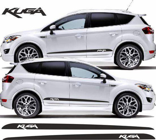ford-kuga-side-stripes-decal-stickers-rewrapsandgraphics - R&E Wraps and Graphics LTD - Ford Kuga Side Stripes - ford kuga side stripe, ford kuga side stripes, ford side stripes, side stripes