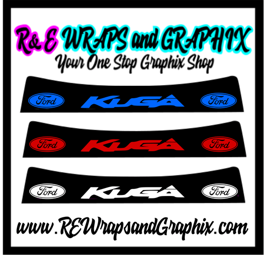 Ford Kuga Sunstrip Window Banner - rewrapsandgraphics