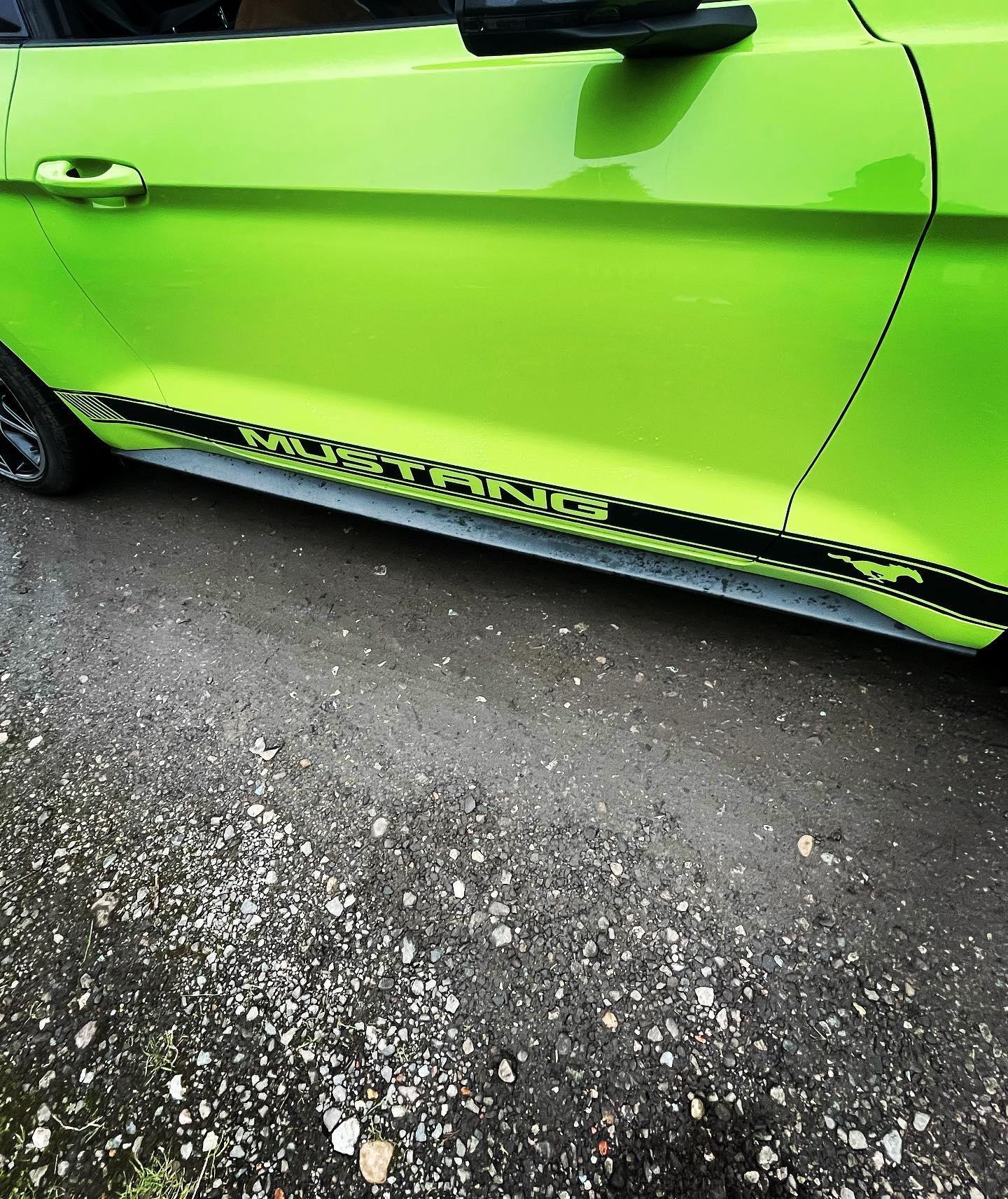 Ford Mustang Side Stripes Vinyl Decals - rewrapsandgraphics