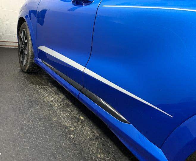ford-puma-side-stripes-vinyl-decal-racing-stripes-rewrapsandgraphics - R&E Wraps and Graphics LTD - Ford Puma Side Stripes - ford, ford puma, ford puma side stripes, ford side stripe, ford side stripes, ford stripes, side stripes