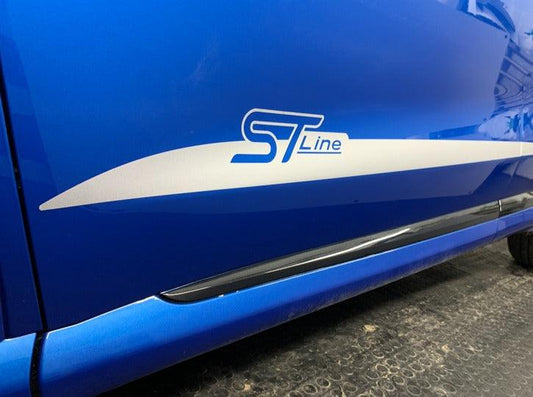 Ford Puma ST line side stripes Vinyl Decal Racing Stripes - rewrapsandgraphics