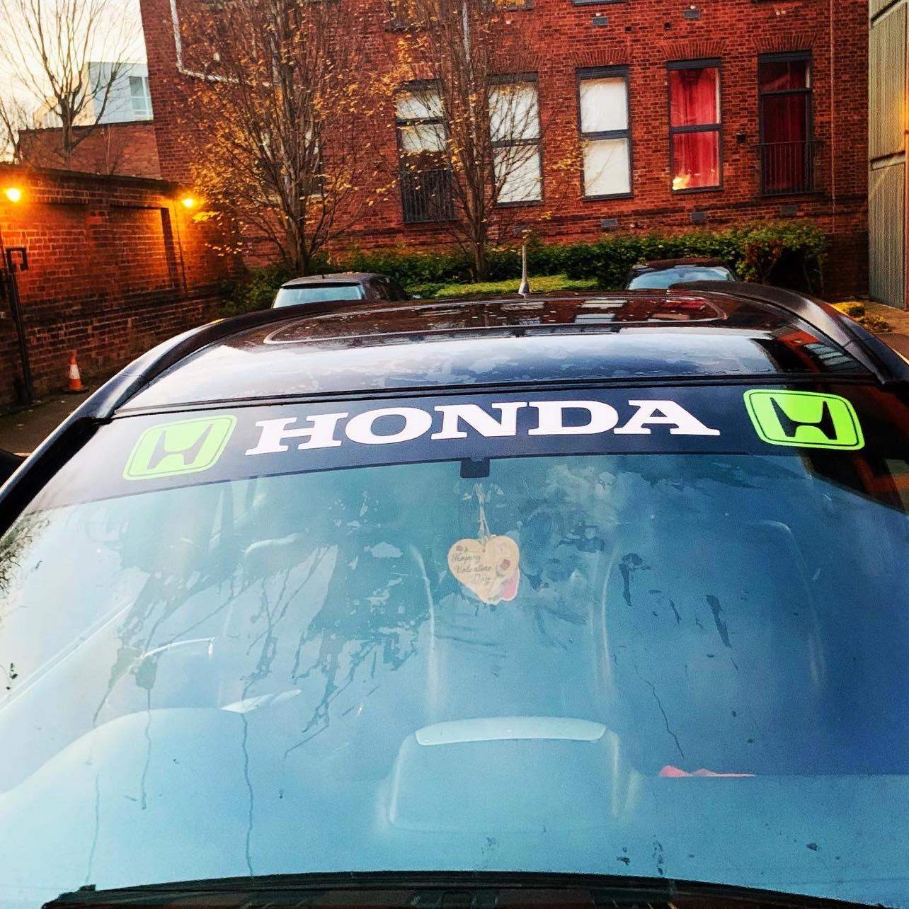 honda-sunstrip-vinyl-visor-decal-jdm-sticker-window-banner-rewrapsandgraphics - R&E Wraps and Graphics LTD - Honda Sunstrip - honda, honda sunstrip, sunstrip, sunstrips