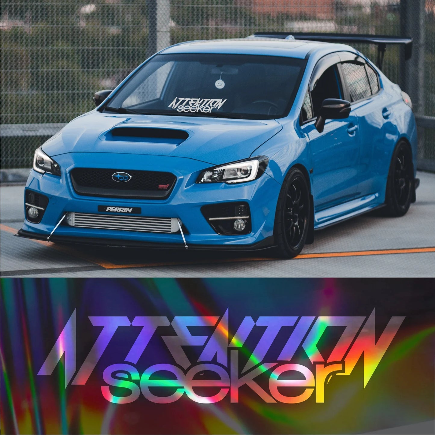 Attention Seeker Window Sticker