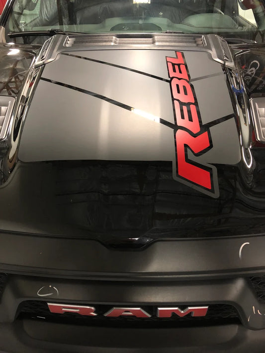 Dodge Ram Rebel Bonnet Decals