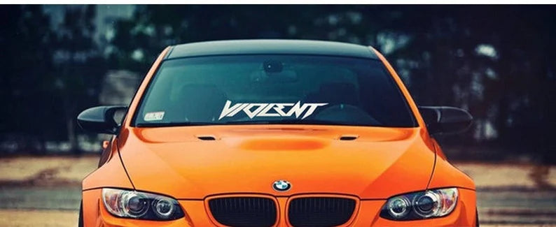 Violent Window Sticker