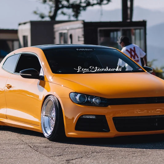 Low Standards Window Sticker