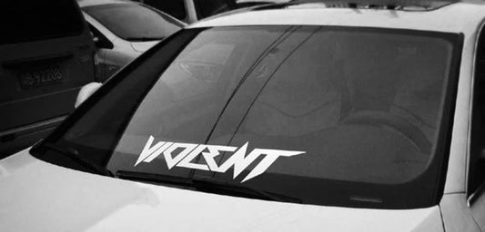Violent Window Sticker