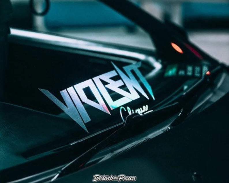 Violent Clique Window Sticker