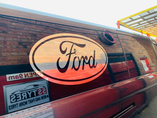 Ford logos x2 Vinyl Decal Stickers