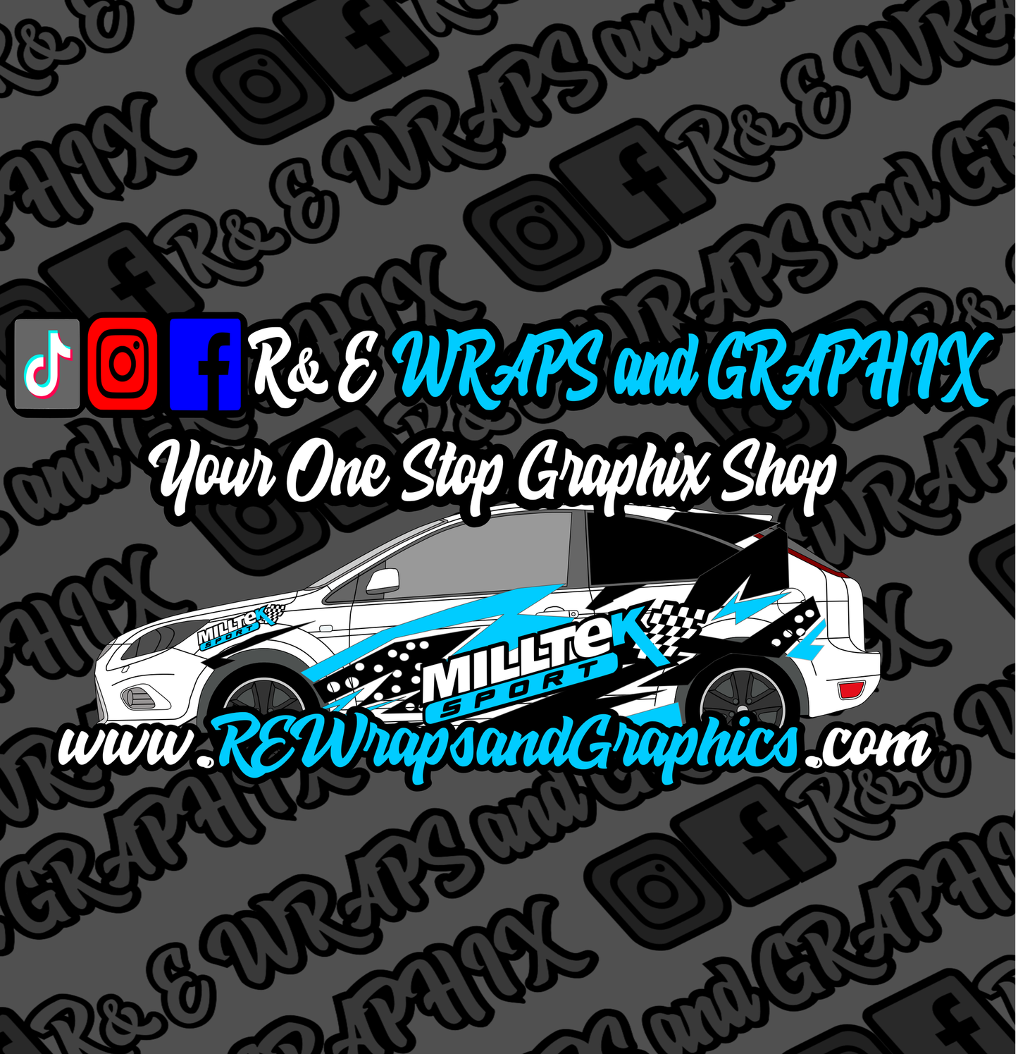 Ford Focus ST/RS Milltek Sport Graphic Kit