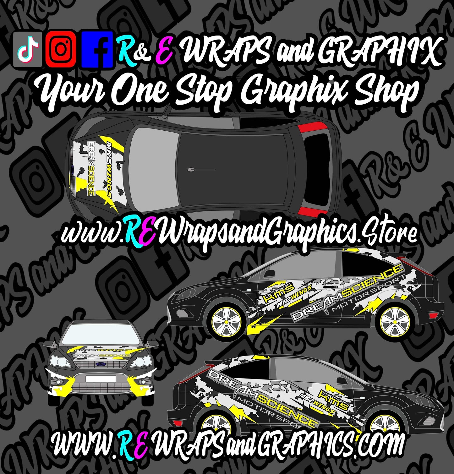 image_1cc94567-460c-4c0f-ae1c-1472ec8eb5fb - R&E Wraps and Graphics LTD - Ford Focus mk2 KMS Dream Science Motorsport Full Graphic Kit - Dream Science, dream science graphic kit, dream science graphics, dreamscience, ford focus graphic kit, ford focus graphic kits, ford focus rs graphic kit, ford focus st graphic kits, Ford Graphic Kits, graphic kit, graphic kits