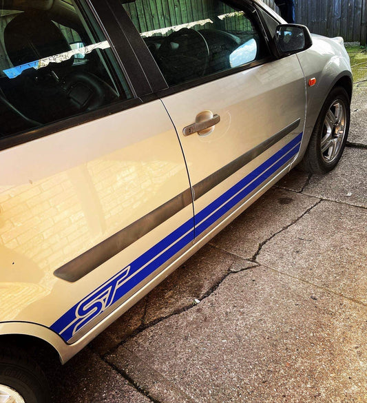 image_2a0b6908-1ec3-46b9-bbe4-7b61c4e22cf2 - R&E Wraps and Graphics LTD - Ford Fiesta MK5 ST Side Stripes - ford side stripes, side stripes, ST side stripes