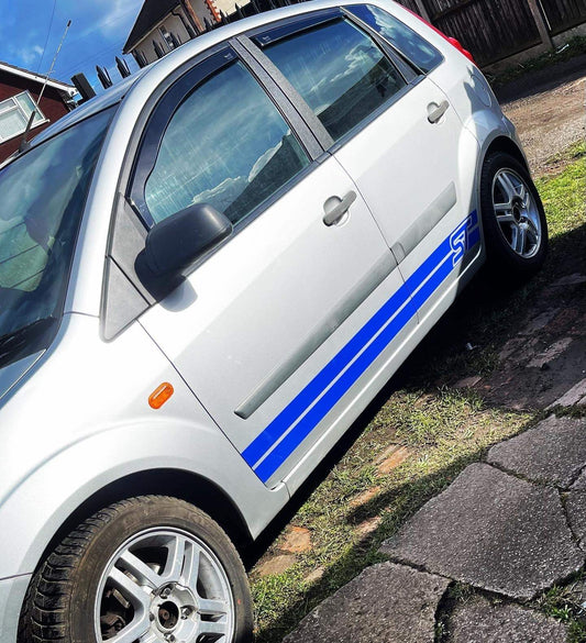 image_2b3f3ae3-a32b-4658-a0c6-0d1cdb13efa8 - R&E Wraps and Graphics LTD - Ford Fiesta MK5 ST Side Stripes - ford side stripes, side stripes, ST side stripes