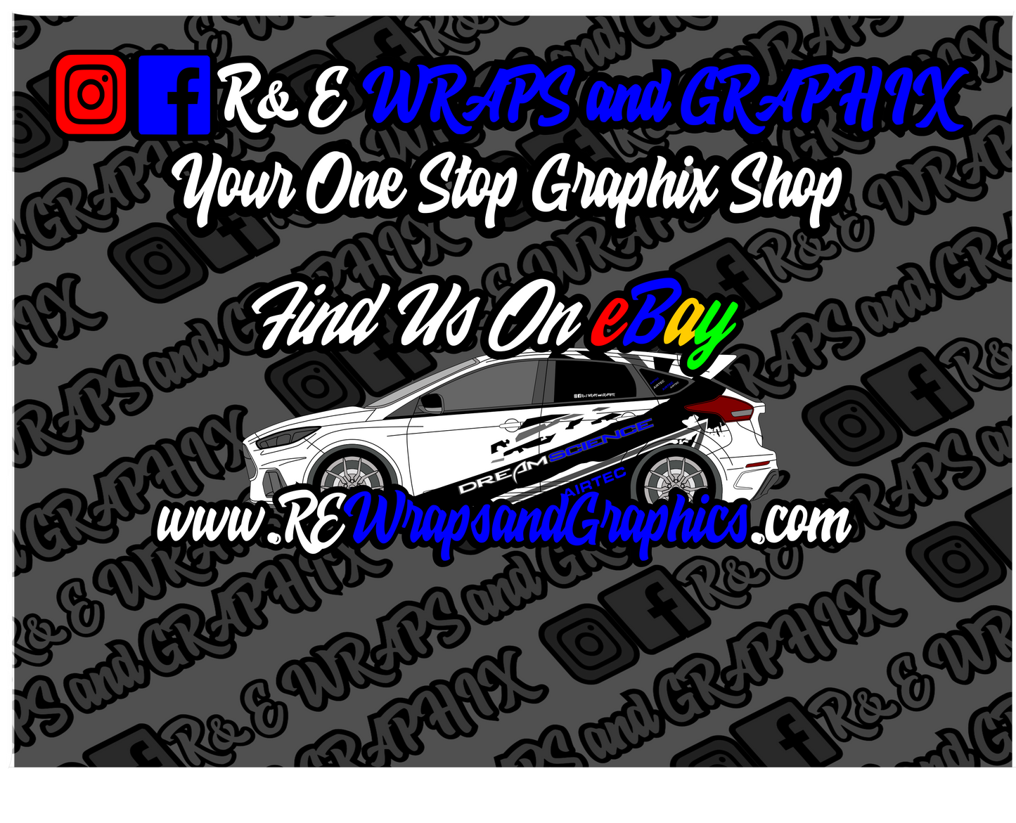 Ford Focus mk3 ST/RS Dream Science Graphic Kit