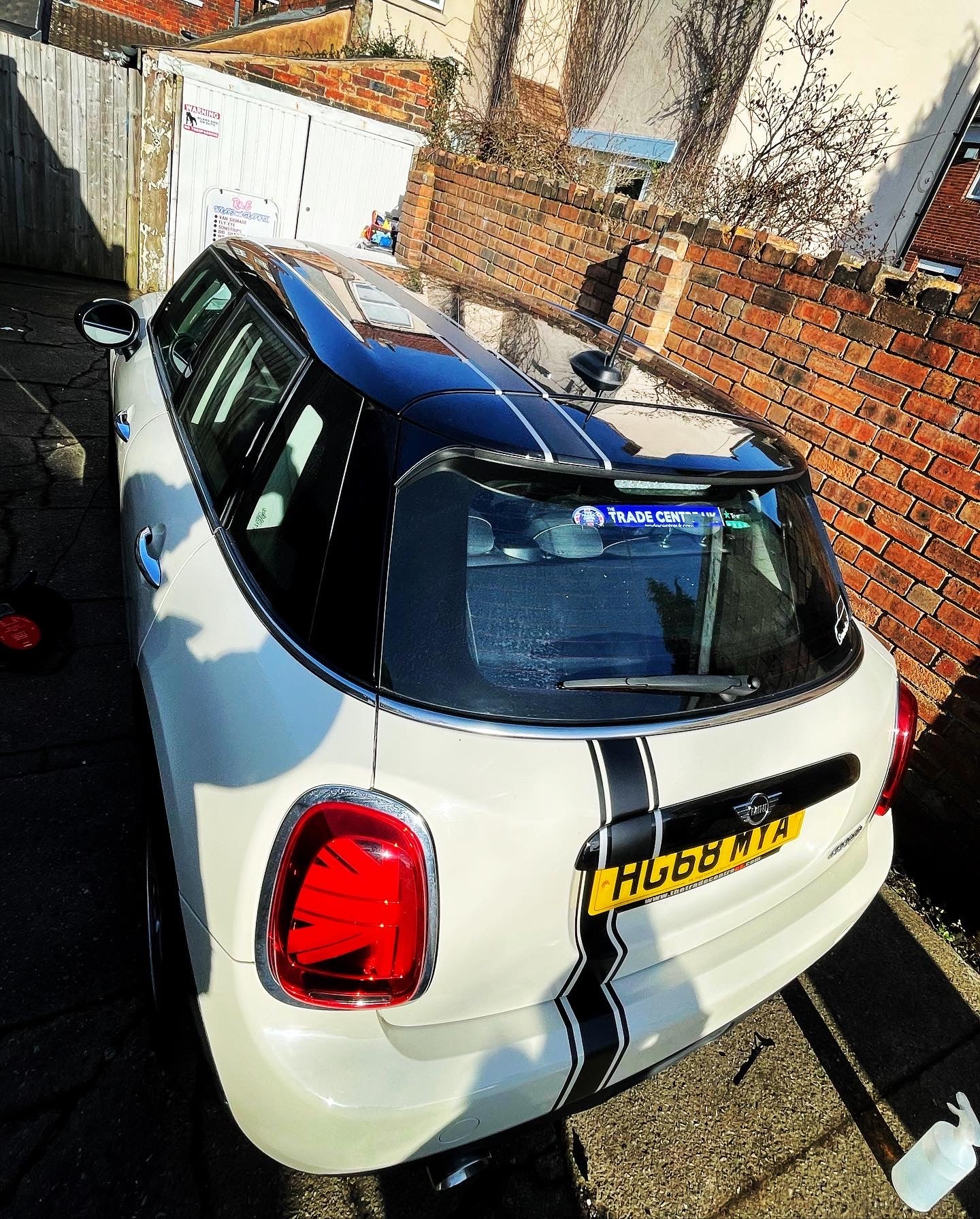Mini Cooper Racing Stripes