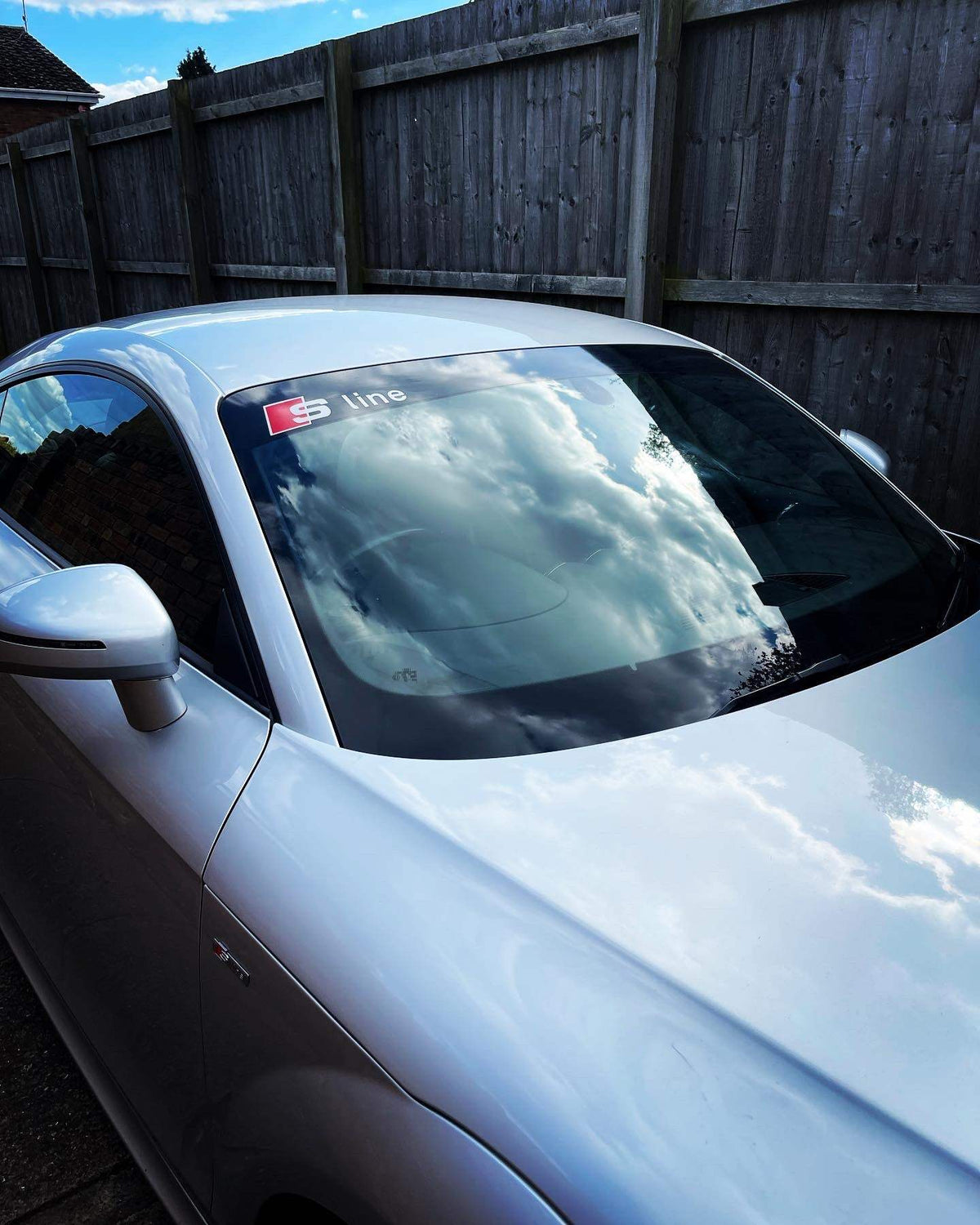 image_8dec86e9-78fe-4d9d-8acd-dd24b430057a - R&E Wraps and Graphics LTD - Audi S-Line Sunstrip - Audi, Audi s line, Audi S Line Sunstrip, Audi sunstrips, sunstrip, sunstrips