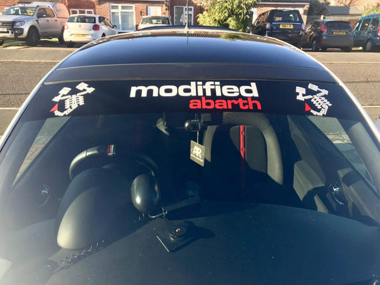 image_9c27ca45-74ee-4600-9b58-2123f7d209b1 - R&E Wraps and Graphics LTD - Fiat Modified Abarth Sunstrip - fiat, Fiat abarth sunstrip, Modified Abarth, Modified Abarth Sunstrip, sunstrip
