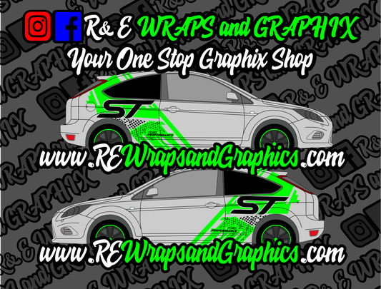 Ford Focus ST Graphic Kit