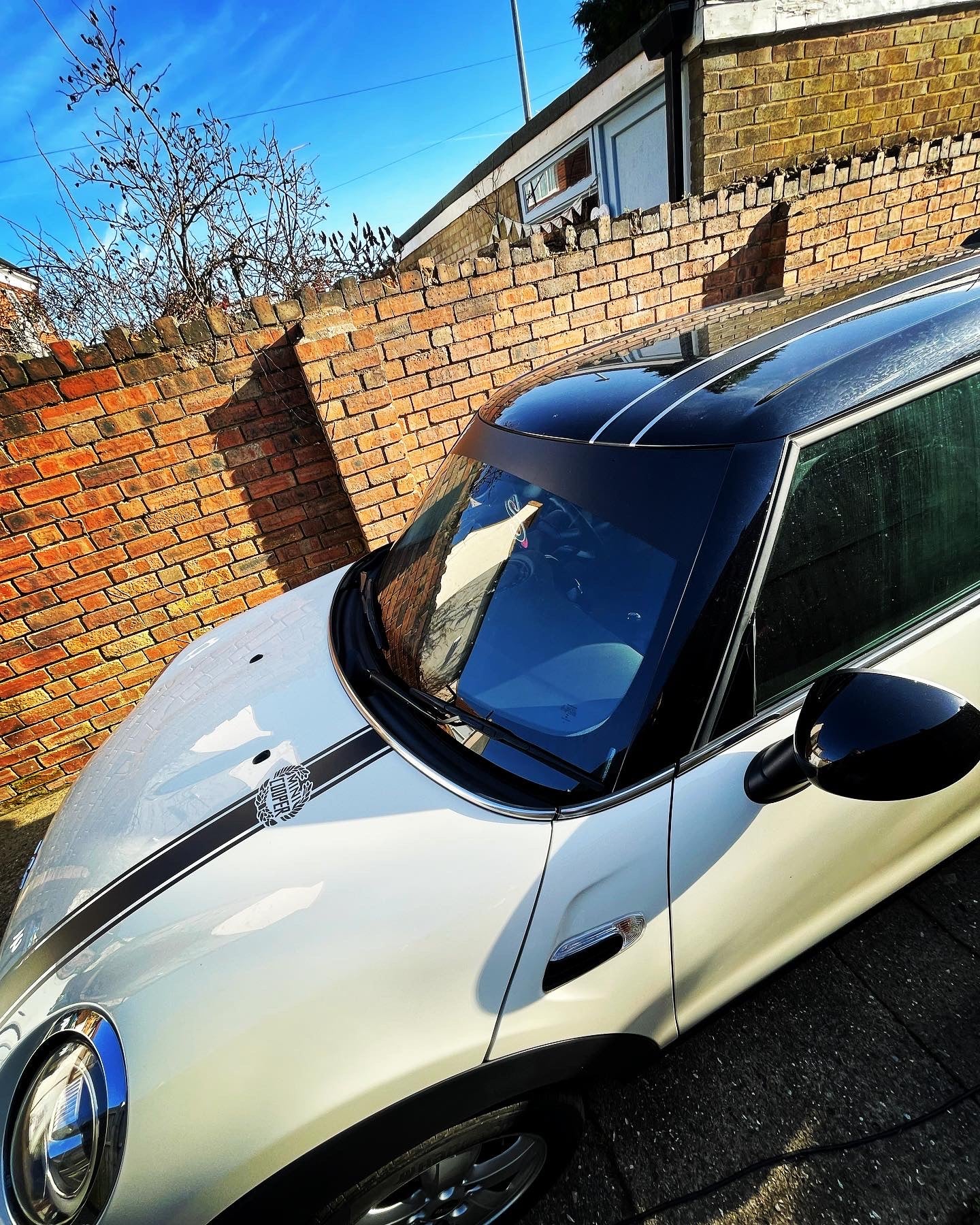 Mini Cooper Racing Stripes
