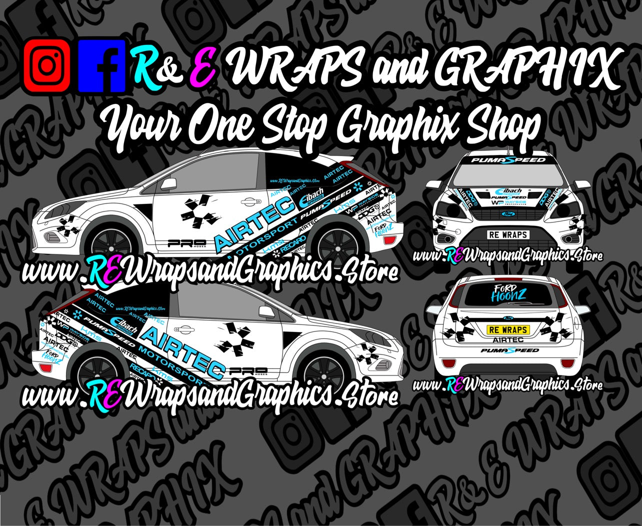 Ford Focus ST/RS Airtec Graphic Kit