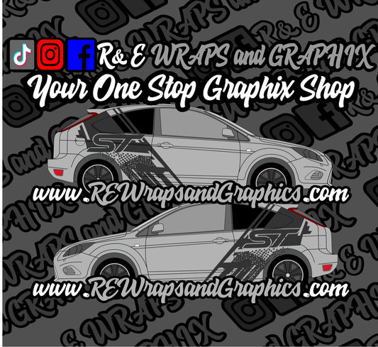 Ford Focus ST Graphic Kit