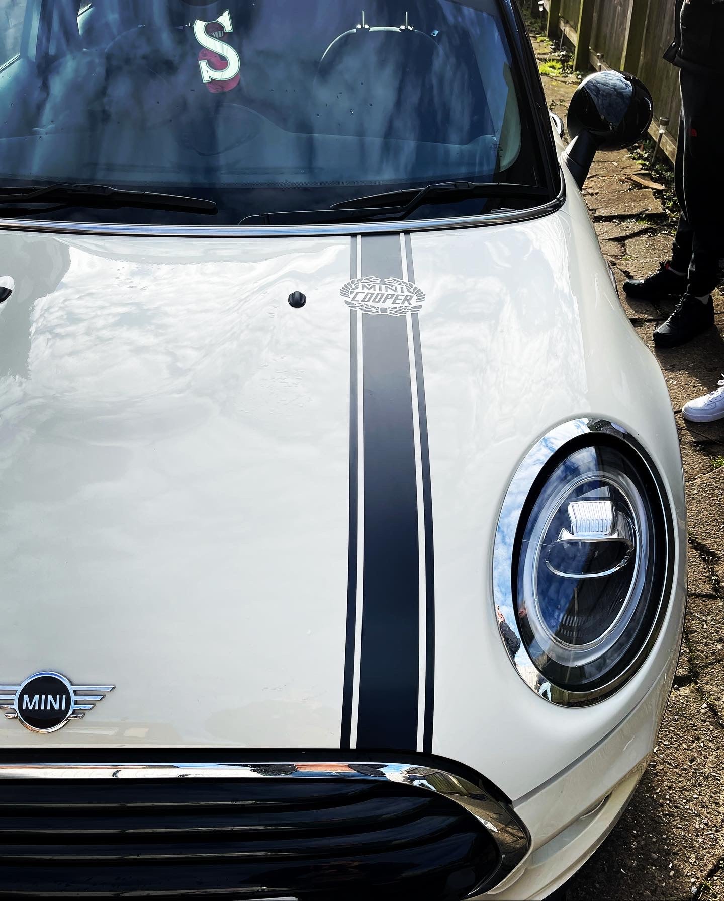 Mini Cooper Racing Stripes