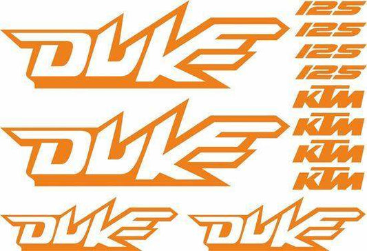 ktm-125-duke-decal-sticker-set-rewrapsandgraphics - R&E Wraps and Graphics LTD - KTM 125 Duke Sticker set