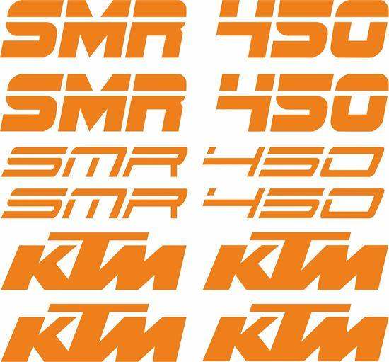 ktm-450-smr-decal-sticker-set-rewrapsandgraphics - R&E Wraps and Graphics LTD - KTM 450 SMR Sticker set