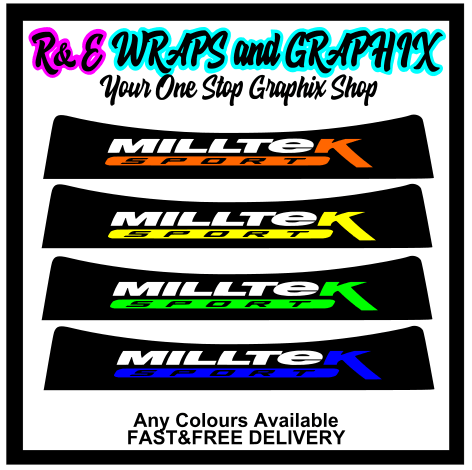 milltek-sunstrip-vinyl-decal-window-banner-rewrapsandgraphics - R&E Wraps and Graphics LTD - Milltek Sport Sunstrip - milltek, milltek sport, Milltek sport sunstrip, sunstrip, sunstrips