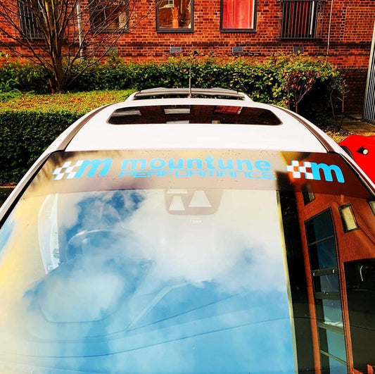 mountune-performance-sunstrip-vinyl-decal-stickers-rewrapsandgraphics-2 - R&E Wraps and Graphics LTD - Mountune Performance Sunstrip - Mountune, Mountune performance, mountune performance sunstrip, mountune sunstrip, sunstrips