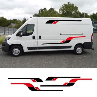 no.880-motorhome-graphics-stickers-decals-camper-van-caravan-universal-fitting-78742-p - R&E Wraps and Graphics LTD - Campervan Side Stripe Set - camper, motorhome, van