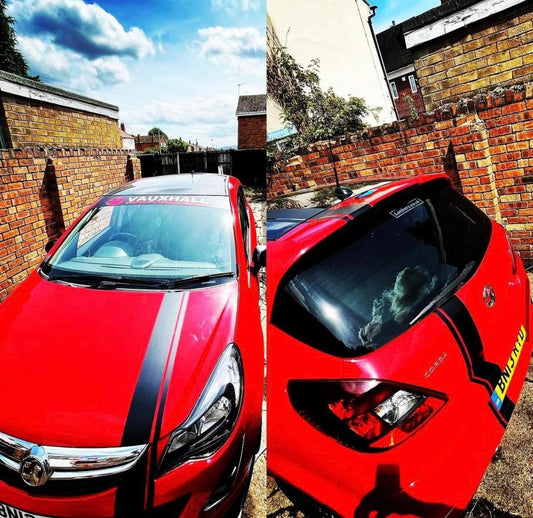 Racing Stripe Vehicle Vinyl Decals - rewrapsandgraphics