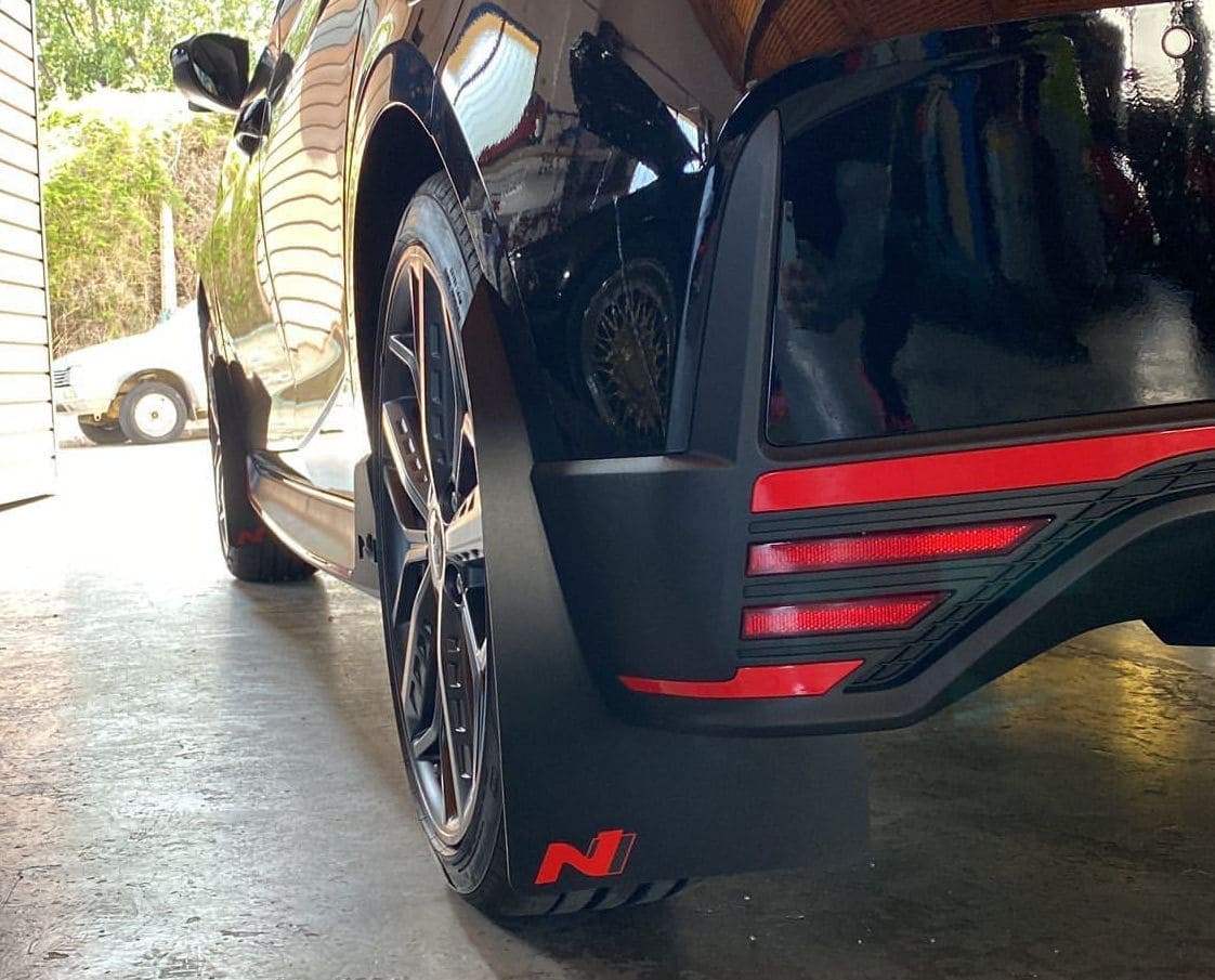 rallyflapz-mudflaps-hyundai-i20n-instanacholugo-4 - R&E Wraps and Graphics LTD - Hyundai N Performance Mud Flap Stickers - Hyundai, mud flap stickers, N Performance
