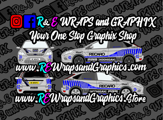 recaro-graphic-kit-decal-stickers-rewrapsandgraphics - R&E Wraps and Graphics LTD - Recaro Graphic Kit - ford focus graphic kit, ford focus graphic kits, ford focus st graphic kits, Ford Graphic Kits, graphic kits, Recaro