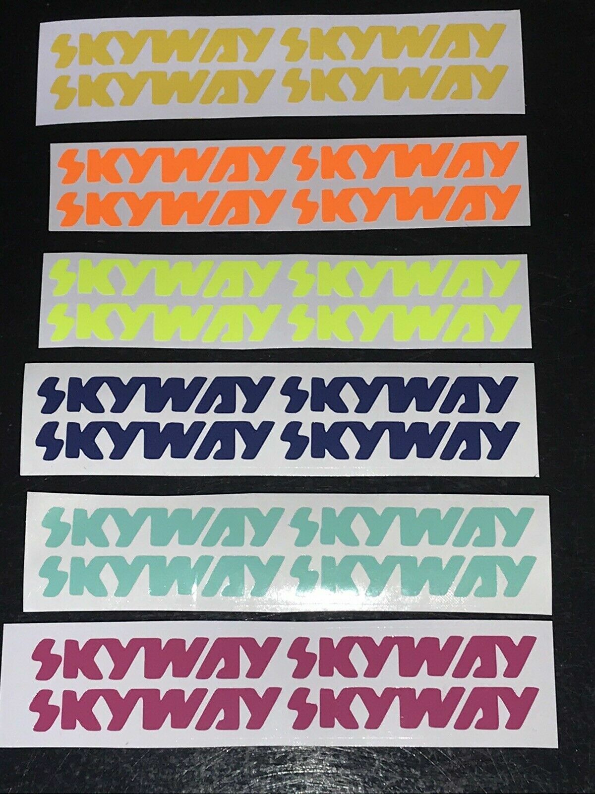 SKYWAY Wheel Sticker Set