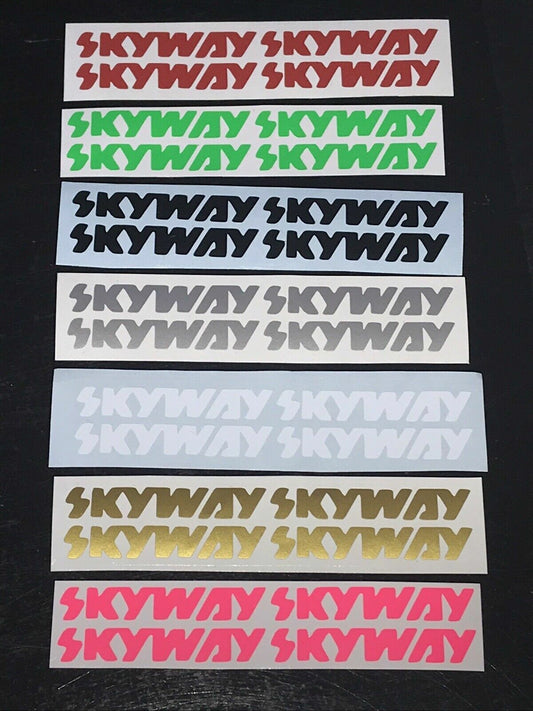 SKYWAY Wheel Sticker Set