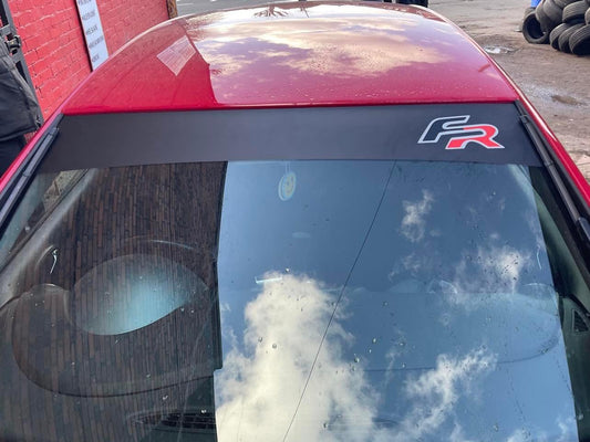 seat-fr-sunstrip-vinyl-decal-window-banner-rewrapsandgraphics - R&E Wraps and Graphics LTD - Seat FR Sunstrip - cupra, fr, ibiza, leon, seat