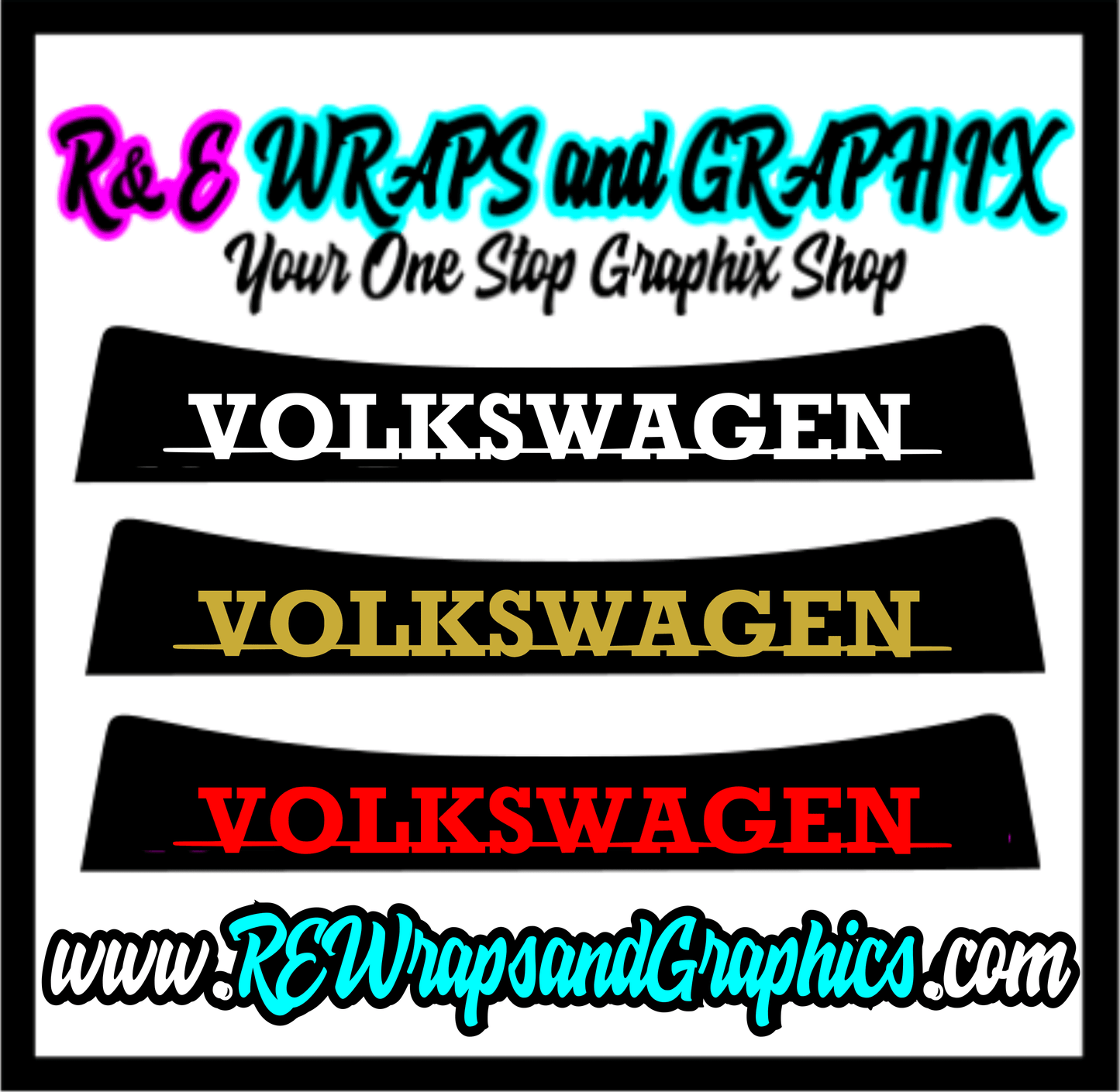 volkswagen-vw-sunstrip-visor-vinyl-decals-sticker-rewrapsandgraphics - R&E Wraps and Graphics LTD - Volkswagen Underline Sunstrip - sunstrips, Volkswagen, volkswagen performance, volkswagen sunstrip, volkswagen t5, volkswagen transporter