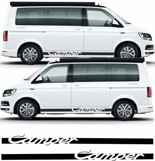 VW Volkswagen T5 T6 Camper Side Stripes - rewrapsandgraphics