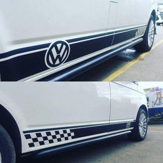 VW Volkswagen T5 T6 Side Stripes - rewrapsandgraphics