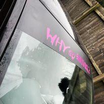 Why so serious Sunstrip Vinyl Visor Decals - rewrapsandgraphics