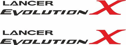 Mitsubishi Evolution 10 replacement side Decals