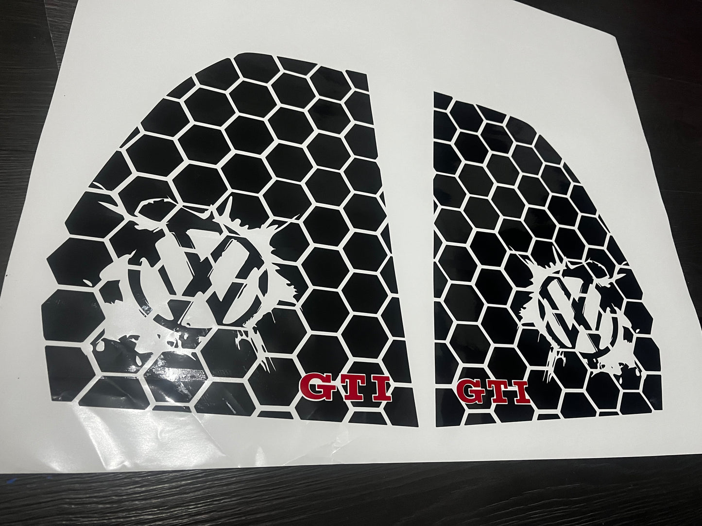 Volkswagen Golf MK5-7 GTI Honey Comb Side Window Stickers
