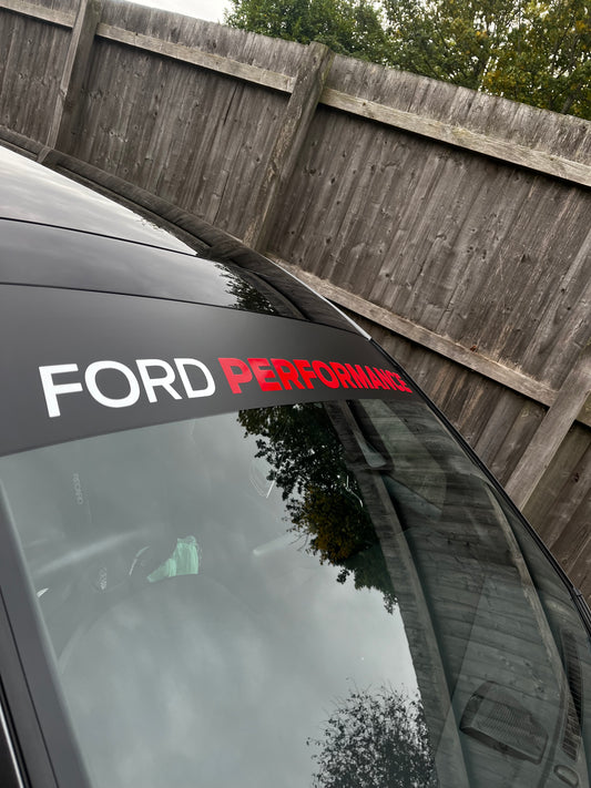 Ford performance Sunstrip