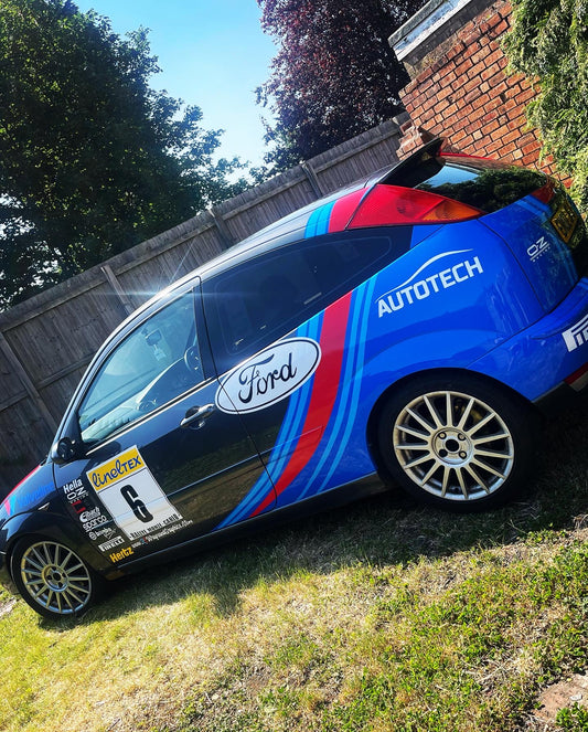 Ford Focus MK1 Martini Rally Graphic Kit